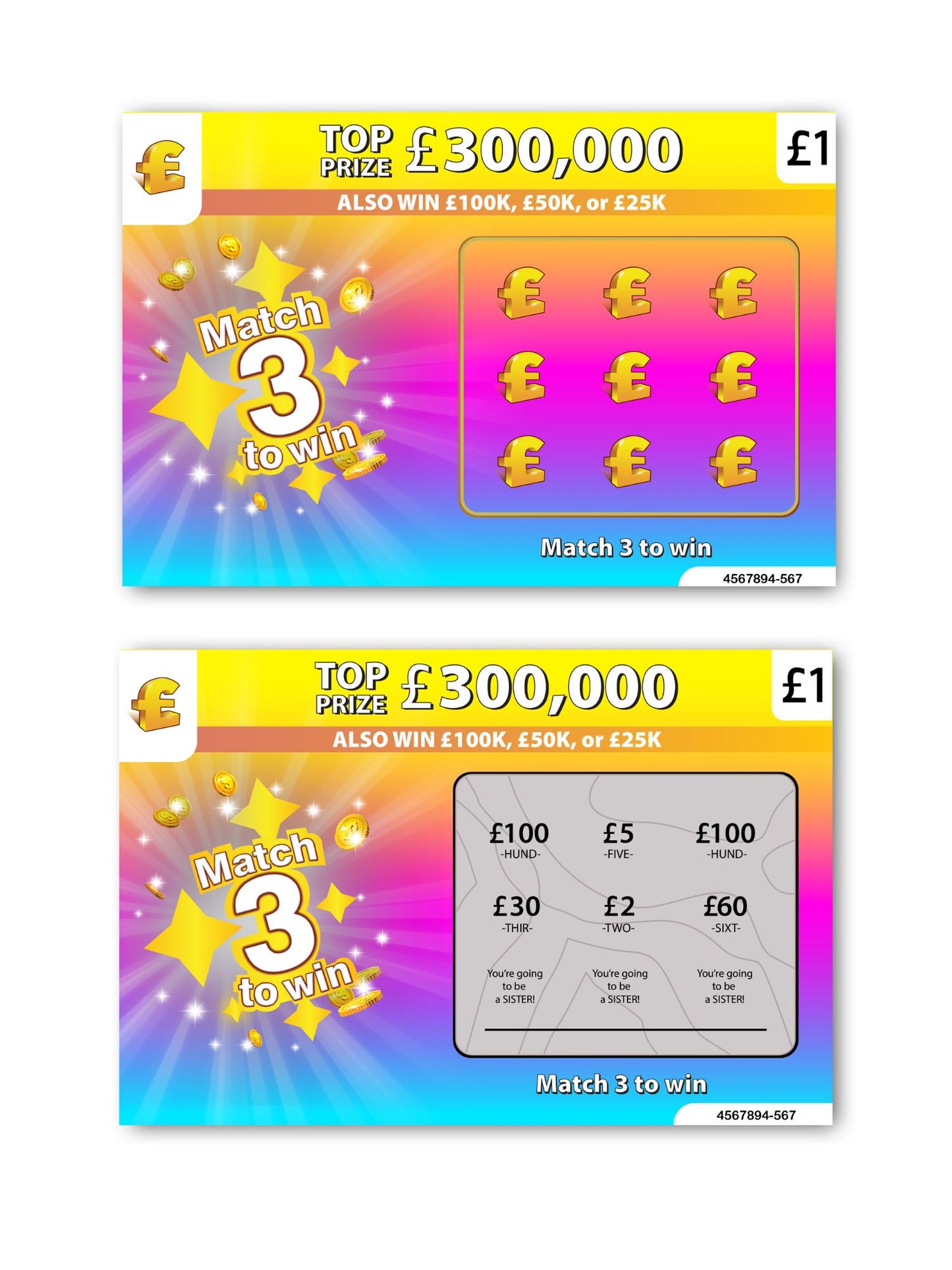 Scratch Card - You're going to be a Sister