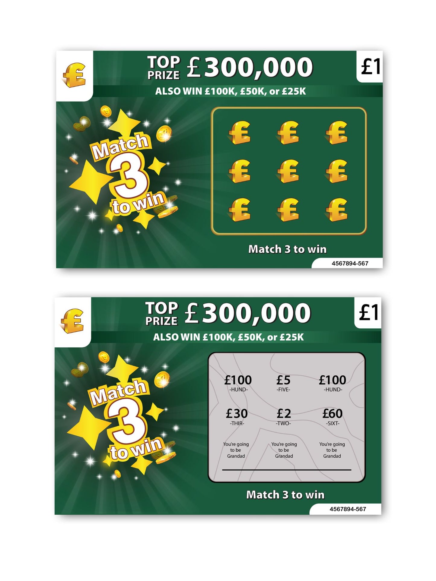 Scratch Card - You're Going to be a Grandad