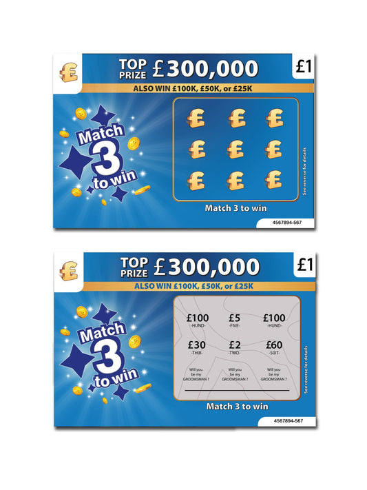 Scratch Card - Be My Groomsman ?