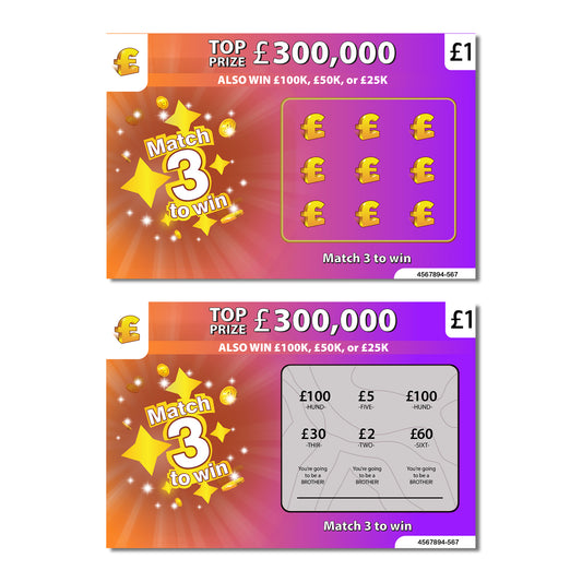 Scratch Card - You're going to be a Brother
